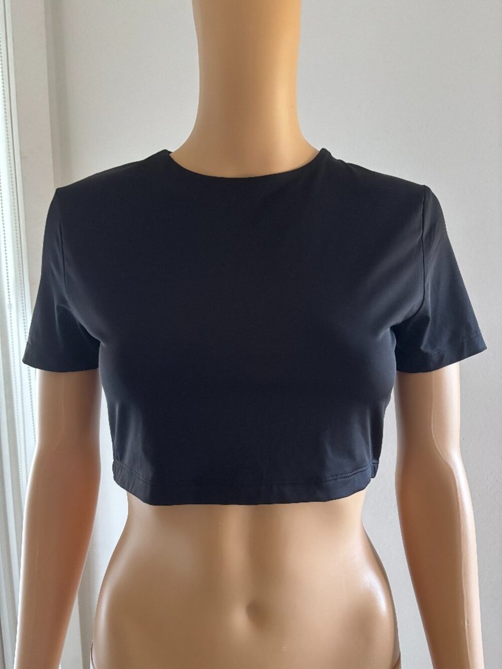 ZARA Crop Top Baby Tee Size L NWT